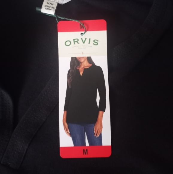 Orvis Tops - COPY - Orvis medium black tee